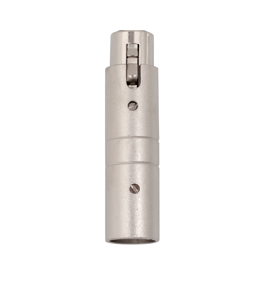 Carson | RP924 | XLR (M) - XLR (F) Adaptor | Nickel Carson | RP924 | XLR (M) - XLR (F) Adaptor | Nickel